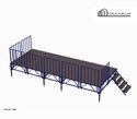 Изображение для товара Сборно-разборный подиум (сцена) с перилами и усиленной рамой ПД-4