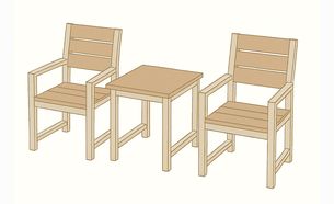 Изображение для товара Комплект из 7 стульев и 2 столов